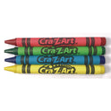 Cra-Z-Art Washable Crayons, Assorted, 4/Pack (10314200)