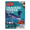 Field Trip Turkey Jerky, Cracked Pepper Turkey, 1 oz Bag, 12 Bags/Carton (FLD00508)