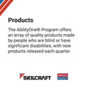 AbilityOne 7530015399831, SKILCRAFT Nature-Cycle Copy Paper, 92 Bright, 20 lb Bond Weight, 8.5 x 11, White, 500 Sheets/Ream (5399831RM)