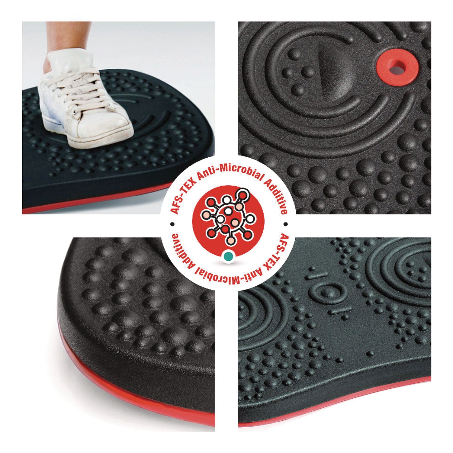 Floortex AFS-TEX Active Balance Board, 14 x 20 x 2.5, Black (FCWB1420ABK)