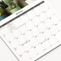 Blueline 12-Month Wall Calendar, Succulent Plants Photography, 12 x 17, White/Multicolor Sheets, 12-Month (Jan to Dec): 2025 (C173121)