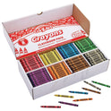 Cra-Z-Art Crayons, 8 Assorted Colors, 800/Pack (740031)