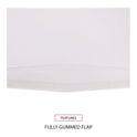 Universal Open-Side Business Envelope, #9, Square Flap, Gummed Closure, 3.88 x 8.88, White, 500/Box (35209)