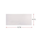 Universal Open-Side Business Envelope, 1 Window, #10, Commercial Flap, Gummed Closure, 4.13 x 9.5, White, 500/Box (35211)