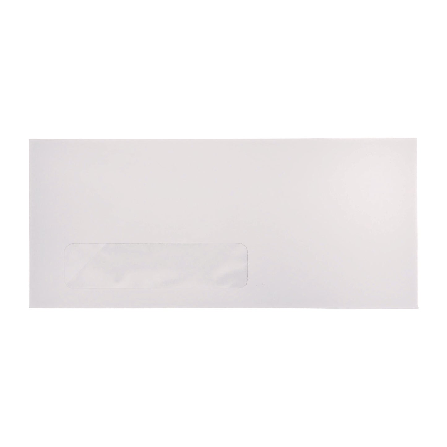 Universal Open-Side Business Envelope, 1 Window, #10, Commercial Flap, Gummed Closure, 4.13 x 9.5, White, 500/Box (35211)