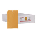 Universal Kraft Clasp Envelope, #98, Square Flap, Clasp/Gummed Closure, 10 x 15, Brown Kraft, 100/Box (35268)