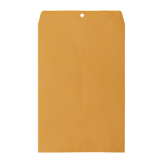 Universal Kraft Clasp Envelope, #98, Square Flap, Clasp/Gummed Closure, 10 x 15, Brown Kraft, 100/Box (35268)