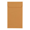 Universal Kraft Coin Envelope, #5 1/2, Round Flap, Gummed Closure, 3.13 x 5.5, Light Brown Kraft, 500/Box (35302)