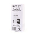 Time Clock Cards for Lathem Time 7000E, Two Sides, 3.5 x 7.25, 100/Pack (E7100)