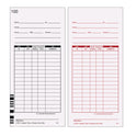 Time Clock Cards for Lathem Time 7000E, Two Sides, 3.5 x 7.25, 100/Pack (E7100)