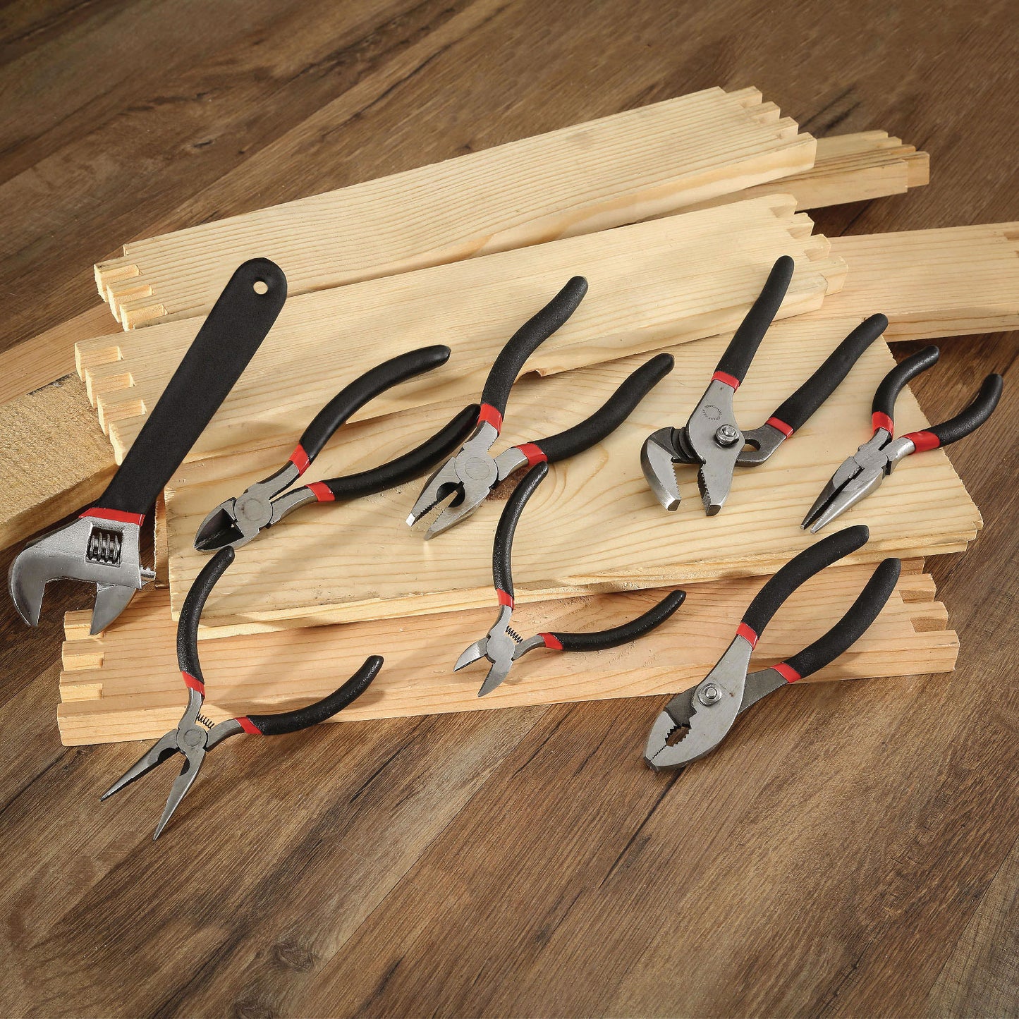 Great Neck 8-Piece Steel Pliers and Wrench Tool Set (87900)