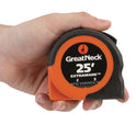 Great Neck ExtraMark Power Tape, 1" x 25 ft, Steel, Orange/Black (95005)