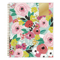 Blue Sky Day Designer Secret Garden Mint Frosted Weekly/Monthly Planner, Floral Artwork, 11 x 8.5, 12-Month (Jan to Dec): 2025 (140101)