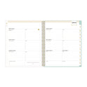 Blue Sky Day Designer Secret Garden Mint Frosted Weekly/Monthly Planner, Floral Artwork, 11 x 8.5, 12-Month (Jan to Dec): 2025 (140101)