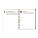 Blue Sky Day Designer Peyton Create-Your-Own Cover Weekly/Monthly Planner, Floral Artwork, 11 x 8.5, Navy, 12-Month (Jan to Dec): 2025 (103617)