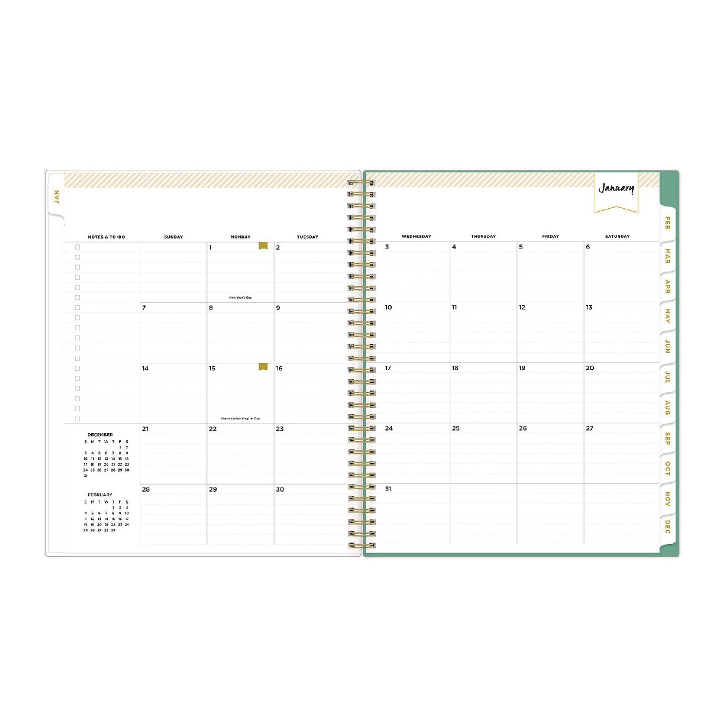 Blue Sky Day Designer Peyton Create-Your-Own Cover Weekly/Monthly Planner, Floral Artwork, 11 x 8.5, White, 12-Month (Jan-Dec): 2025 (103618)