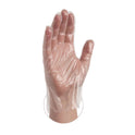 X3 by AMMEX Poly Food Safe Industrial Gloves, Large, Clear, 500/Box (PGLOVEL500)