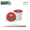 Revv NO SURRENDER K-Cup, Dark Roast, K-Cup, 24/Box (6873)