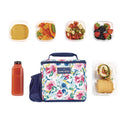 fit + fresh Simplified Lunch Bag, 9.25 x 5 x 9, Multicolor Floral (2843SIM3167)