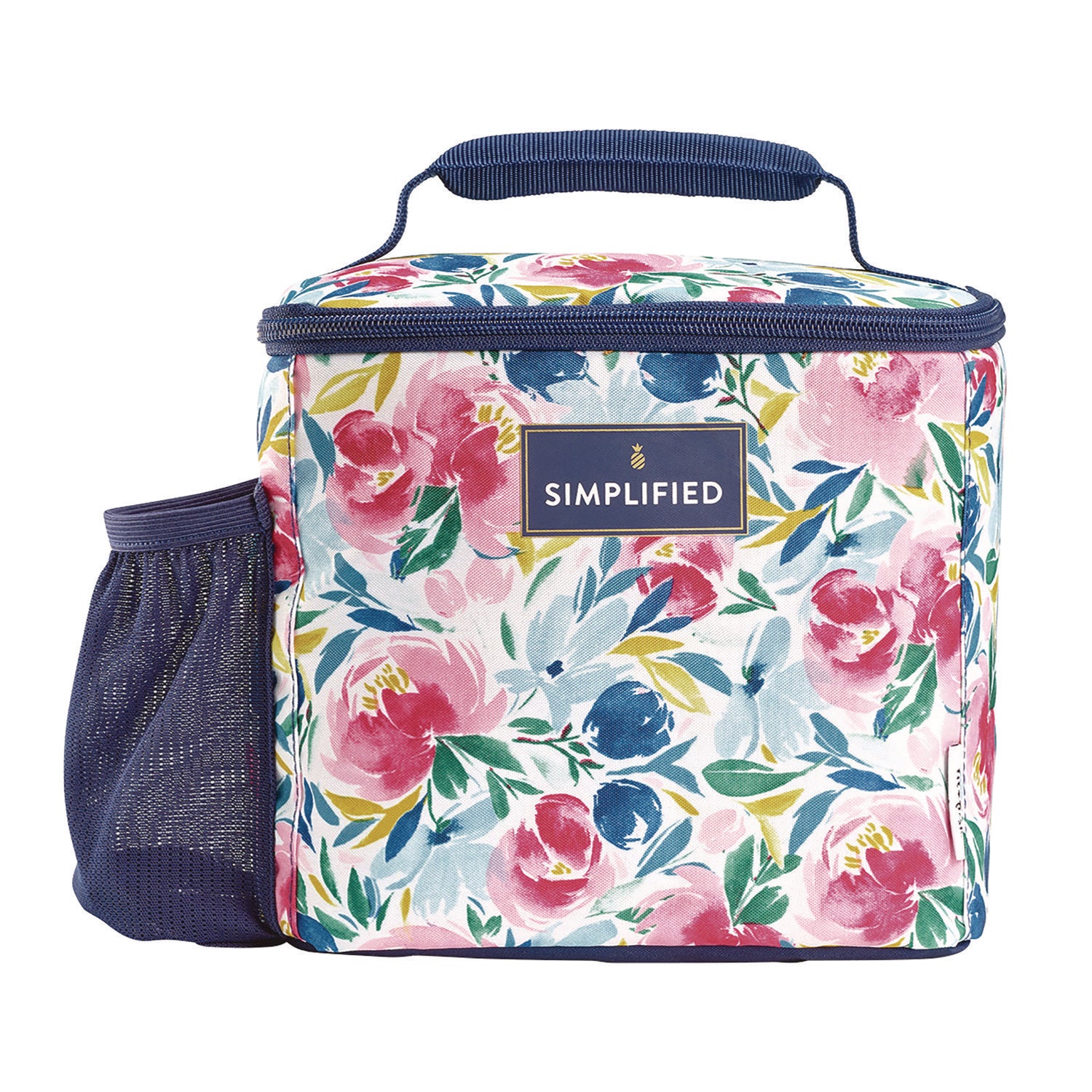 fit + fresh Simplified Lunch Bag, 9.25 x 5 x 9, Multicolor Floral (2843SIM3167)