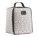 fit + fresh Lunch Bag, 8 x 6 x 10, Black and White Geometric (7613FF3242)