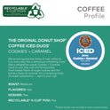 The Original Donut Shop Iced Duos Cookies + Caramel Iced Coffee K-Cup Pods, 24/Box (5000373021)