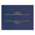 Great Papers! Embossed Foil Certificate Holders, 80-lb Paper, Navy, 5/Pack (903119)