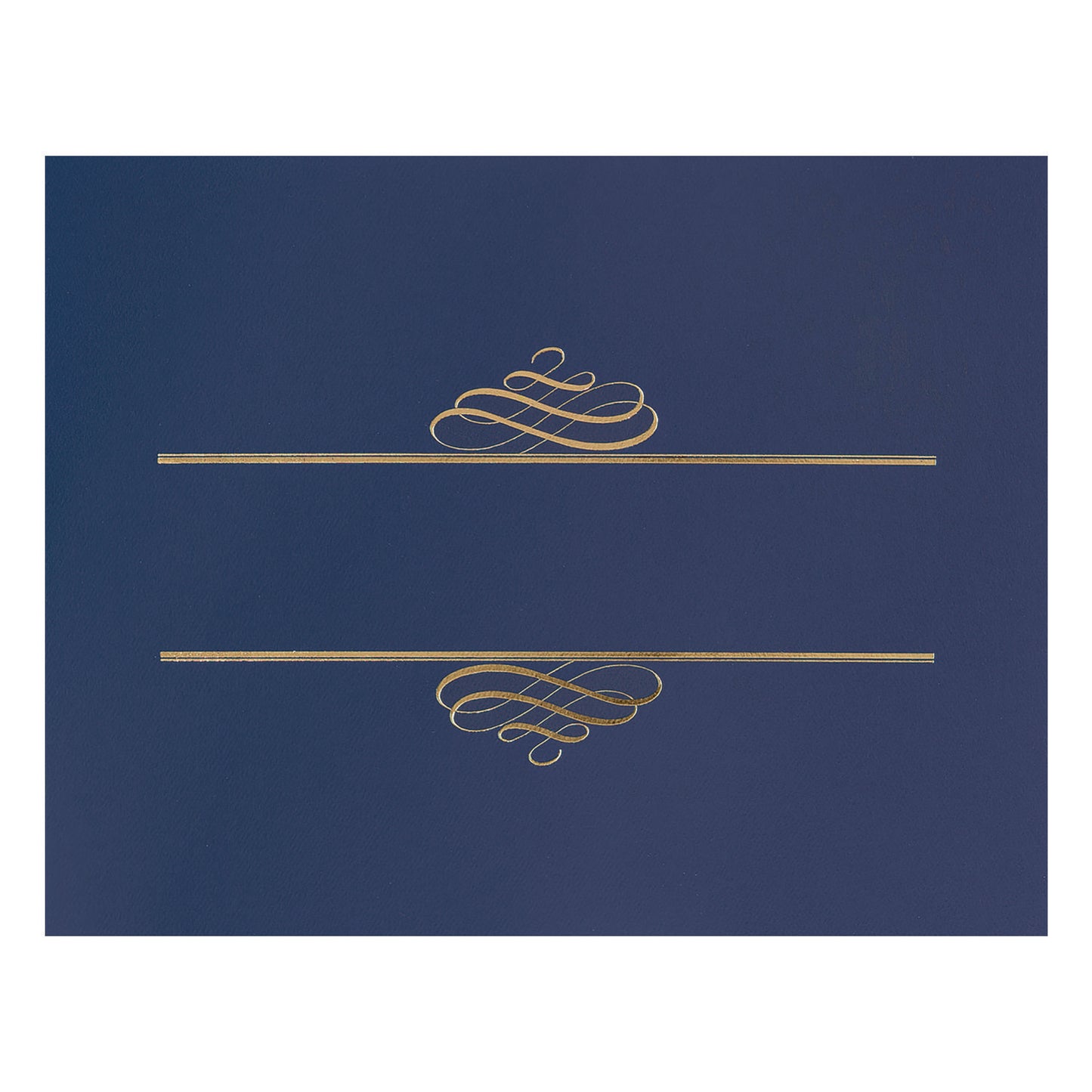 Great Papers! Embossed Foil Certificate Holders, 80-lb Paper, Navy, 5/Pack (903119)