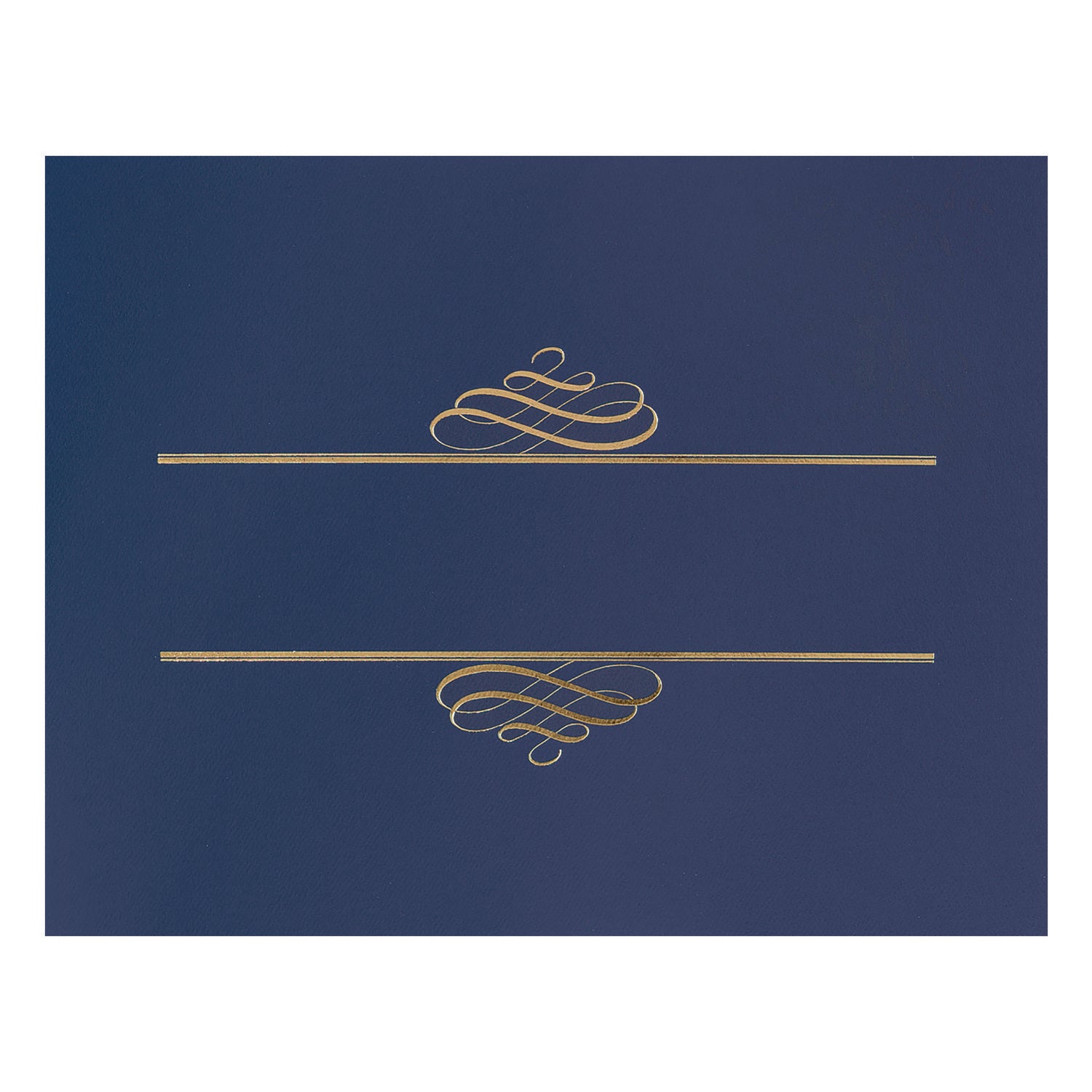 Great Papers! Embossed Foil Certificate Holders, 80-lb Paper, Navy, 5/Pack (903119)