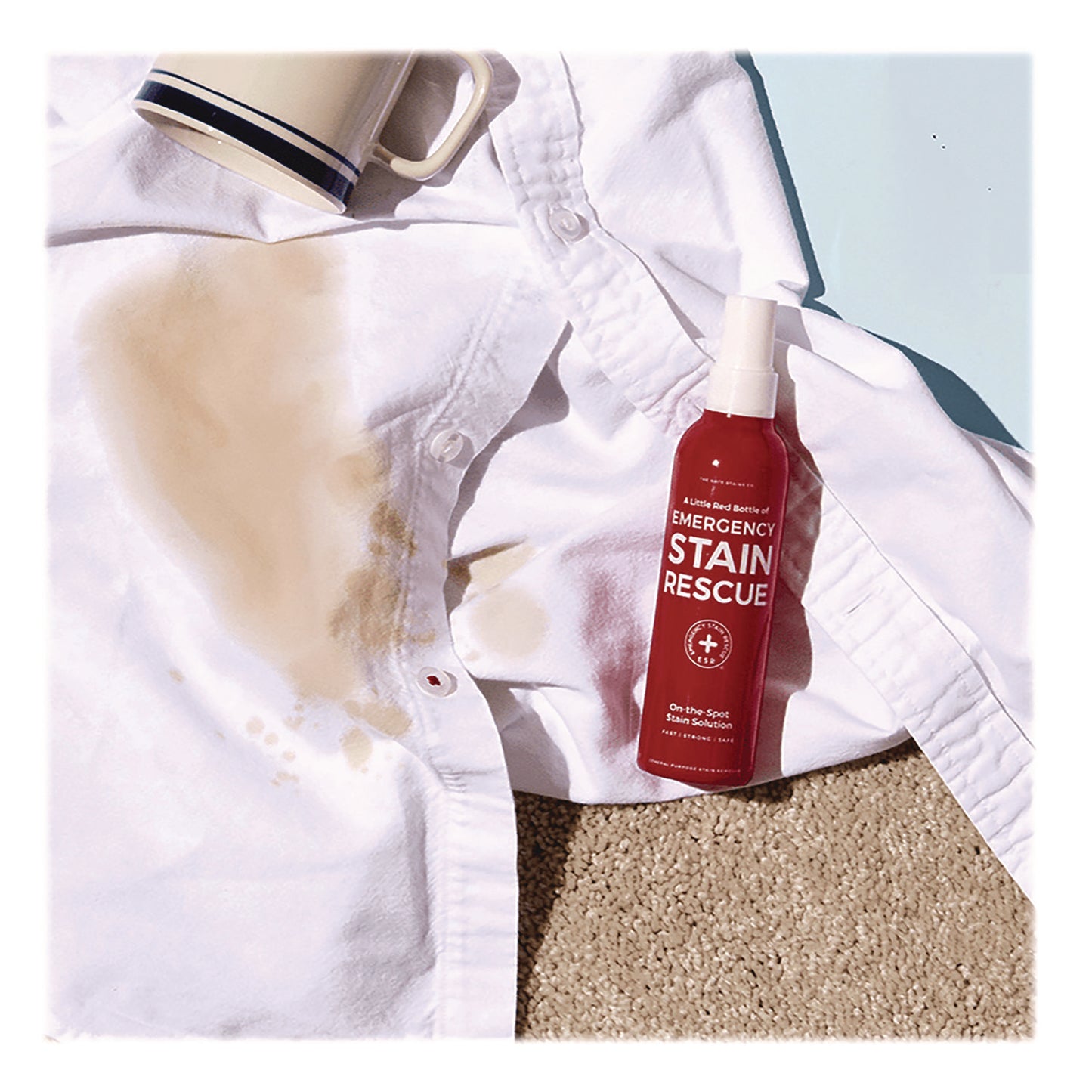 The Hate Stains Emergency Stain Rescue On-the-Spot Stain Solution, 4 oz Spray Bottle (ESR120AUUS)