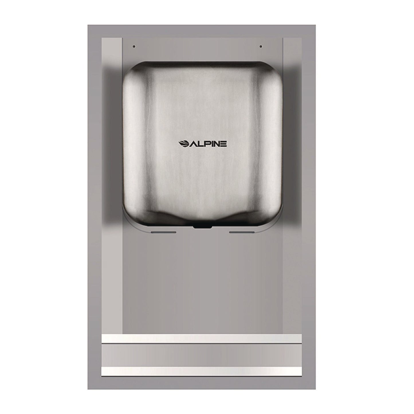 Alpine Hemlock Recess Wall Kit, 3.38 x 16.38 x 26, Stainless Steel (ALP400RECESS)