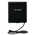 Alpine Willow Commercial 120V Automatic Hand Dryer, 3.93 x 11.25 x 12.63, Stainless Steel, Black (ALP40510BLA)