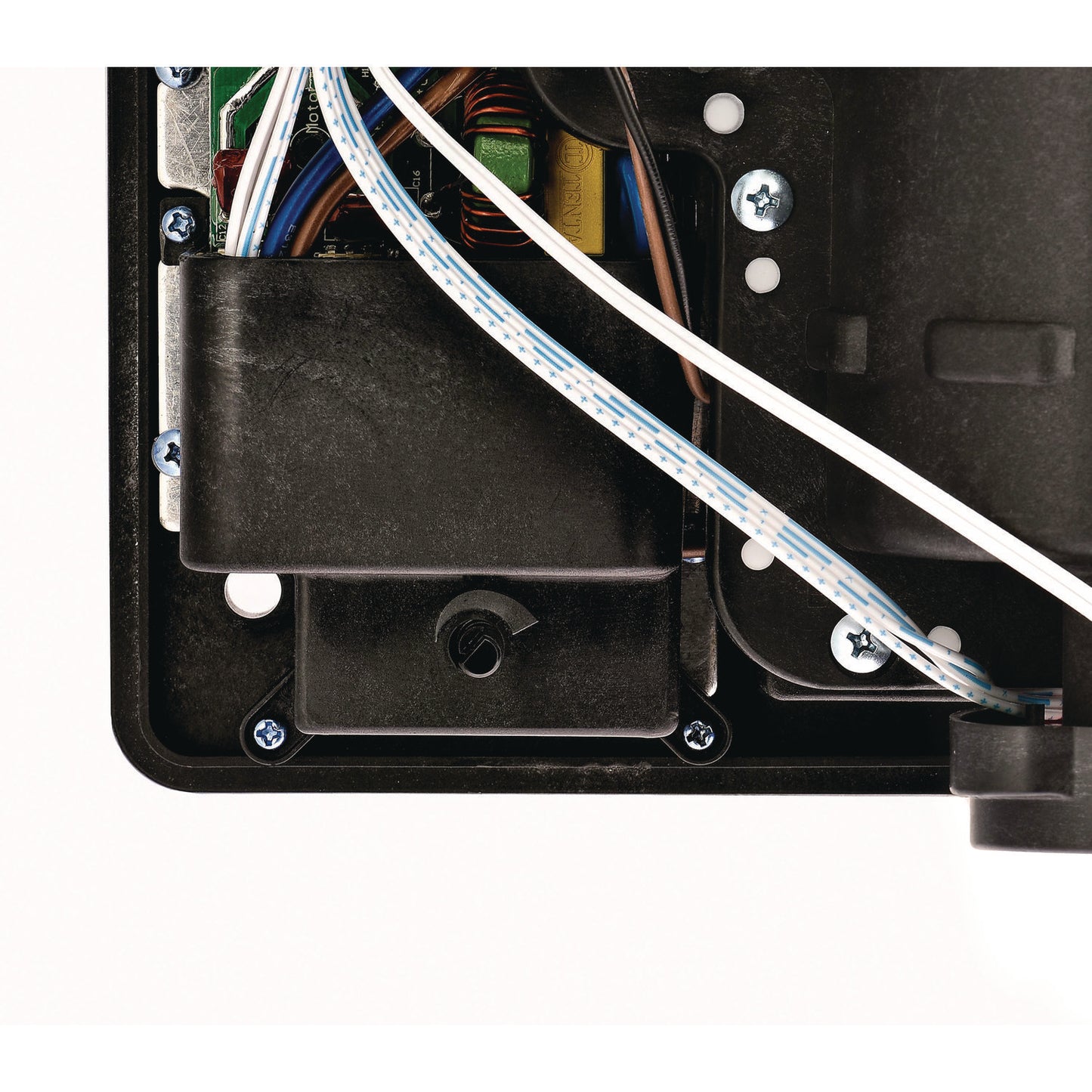 Alpine Willow Commercial 120V Automatic Hand Dryer, 3.93 x 11.25 x 12.63, Stainless Steel, Black (ALP40510BLA)