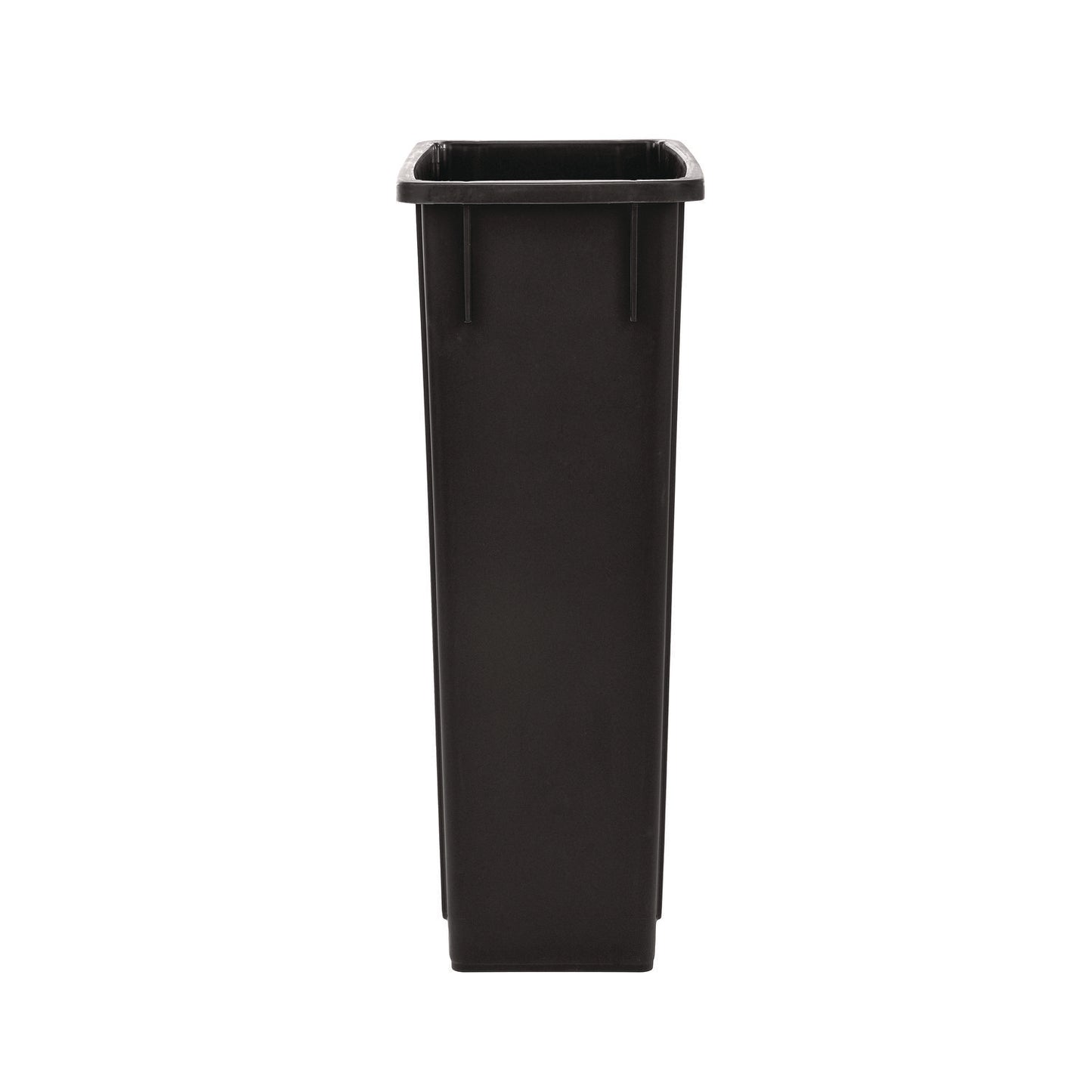 Alpine Slim 23 Gallon Indoor Trash Can, Plastic, Black (ALP477BLK)