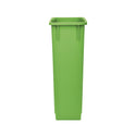 Alpine Slim 23 Gallon Recycling Bin, Plastic, Lime Green (ALP477LGRN)