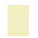 Cambridge Notepad, Wide/Legal Rule, Black Cover, 70 Yellow 5 x 8 Sheets, 2/Pack (59876)