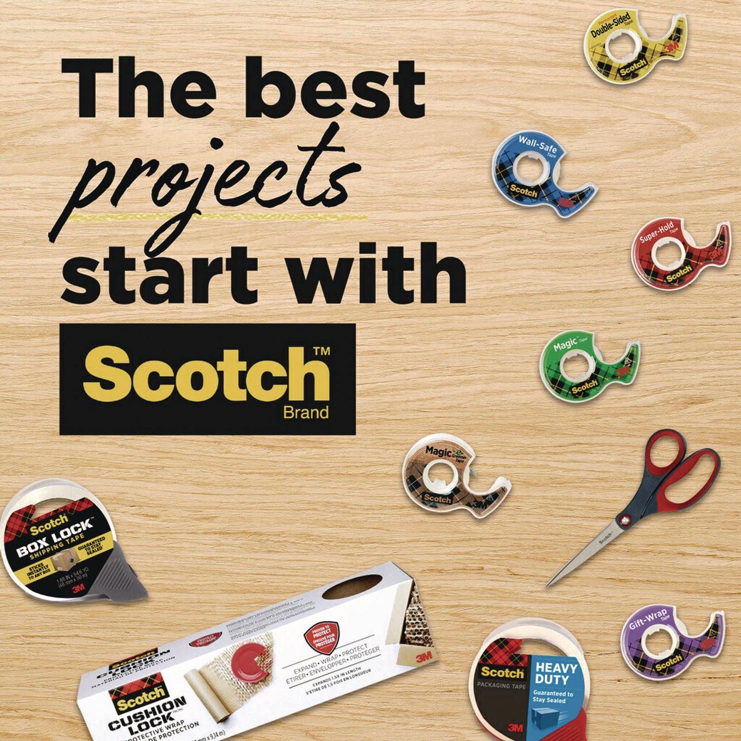 Scotch Magic Tape Cabinet Pack, 1" Core, 0.75" x 27.7 yds, Clear, 12/Pack (810K12CP)