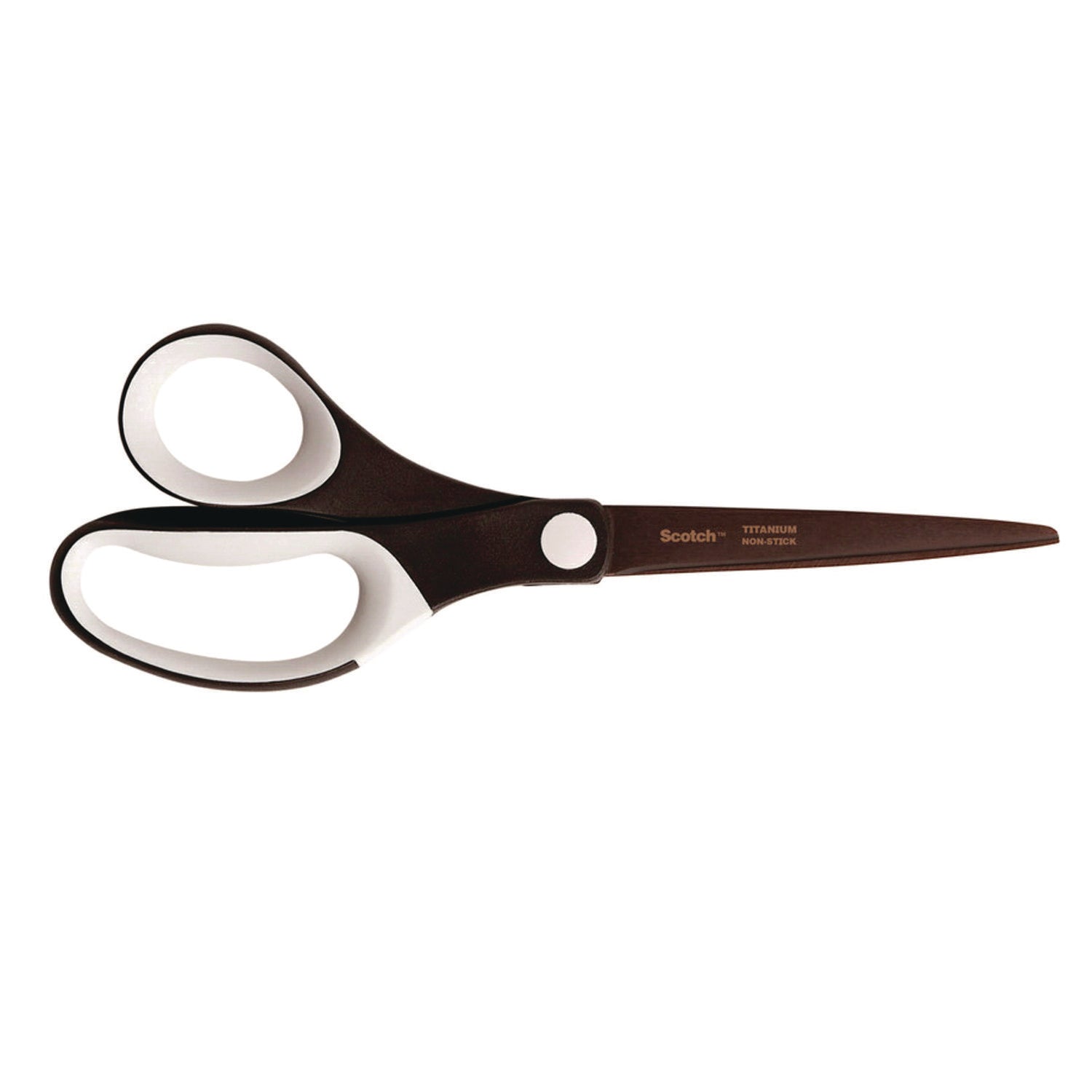 Scotch Ultra Edge Titanium Standard Scissors, 8" Long, Black/White (1468TNSMXESF)