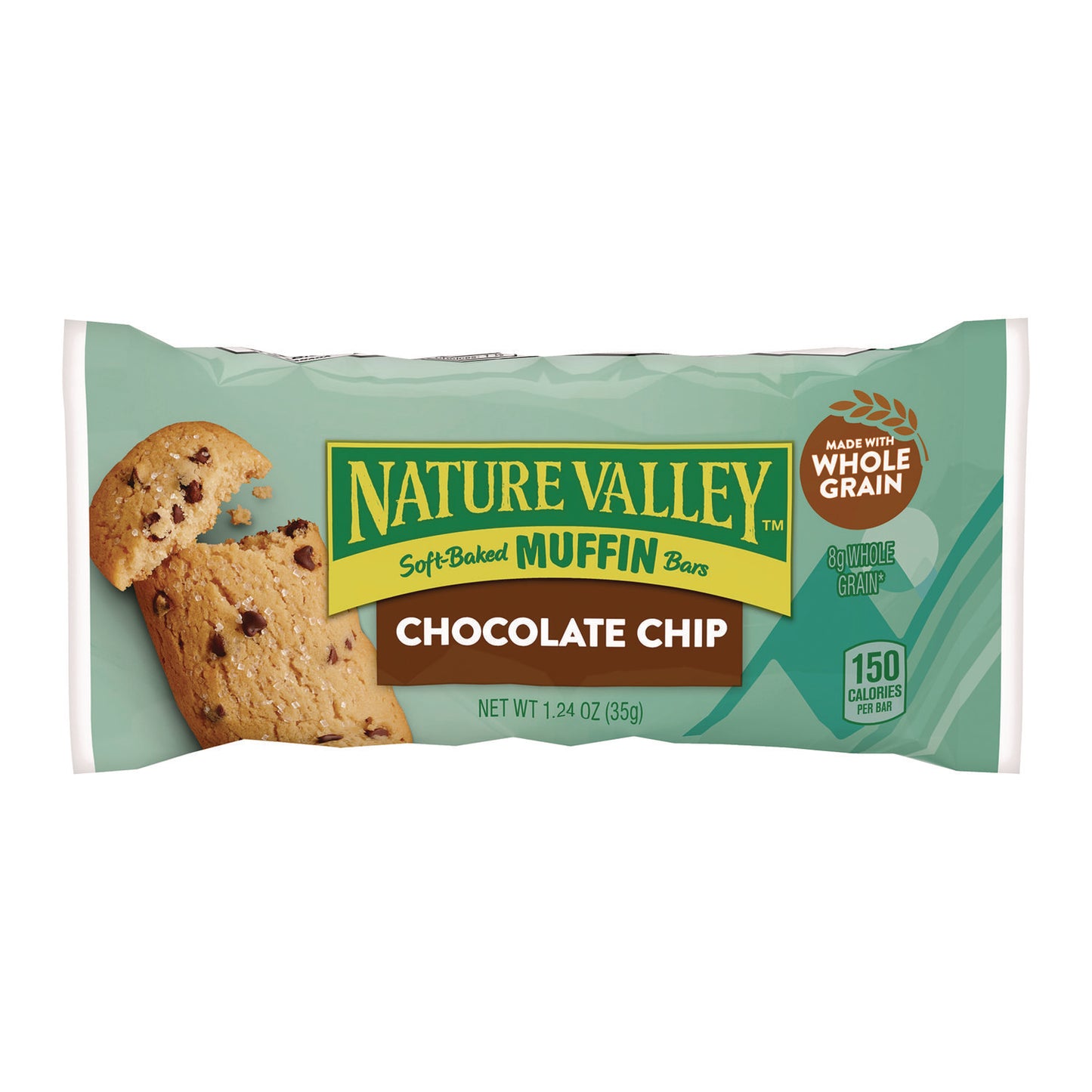 Nature Valley Chocolate Chip Soft-Baked Muffin Bar, 1.24 oz Bar, 12/Box (GEM20667)