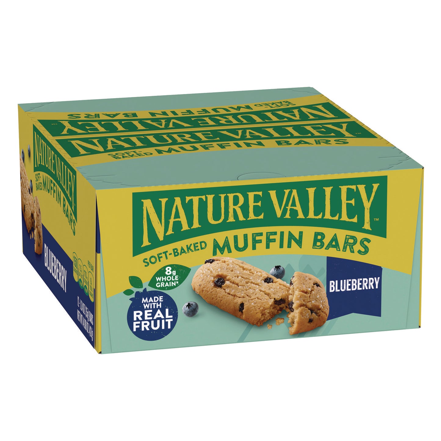 Nature Valley Blueberry Soft-Baked Muffin Bar, 1.24 oz Bar, 12/Box (GEM20668)