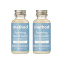 Method Refill + Reuse Foaming Hand Soap Refill, Sweetwater, 1 oz Refill Bottle, 2/Pack (356011)