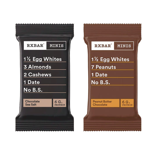 RXBAR Minis Protein Bars, Chocolate Sea Salt and Peanut Butter Chocolate, 0.9 oz Bar, 8/Box (KEE00190)