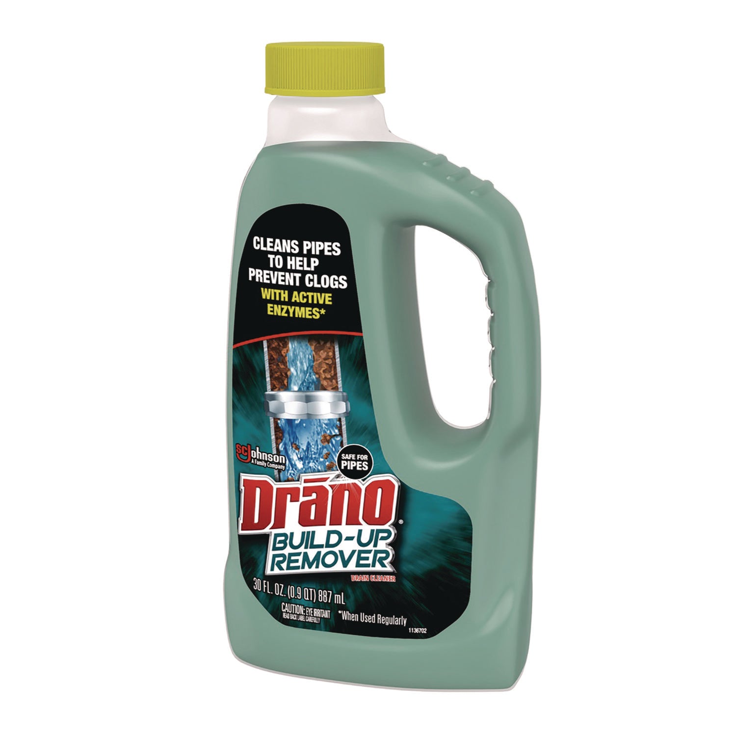 Drano Buildup Remover Drain Cleaner, 30 oz Bottle (335707)