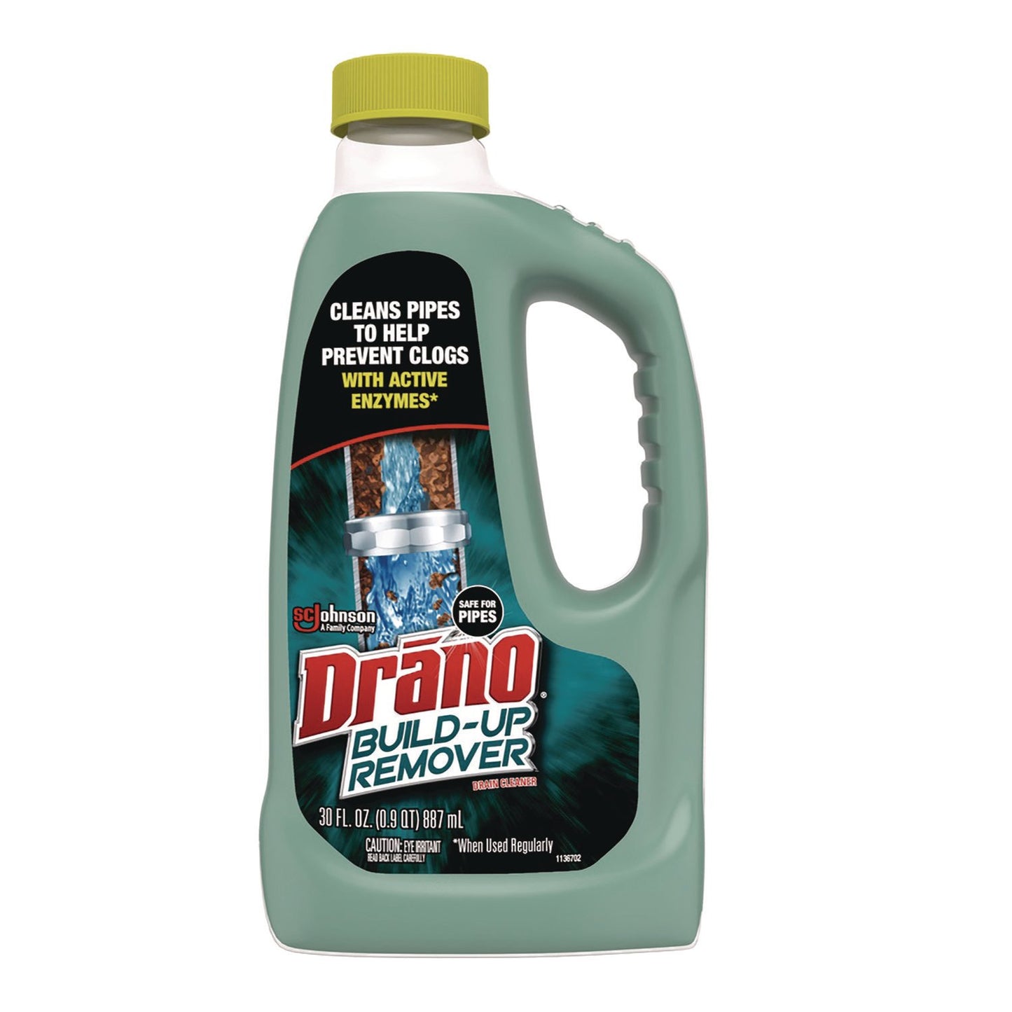 Drano Buildup Remover Drain Cleaner, 30 oz Bottle (335707)