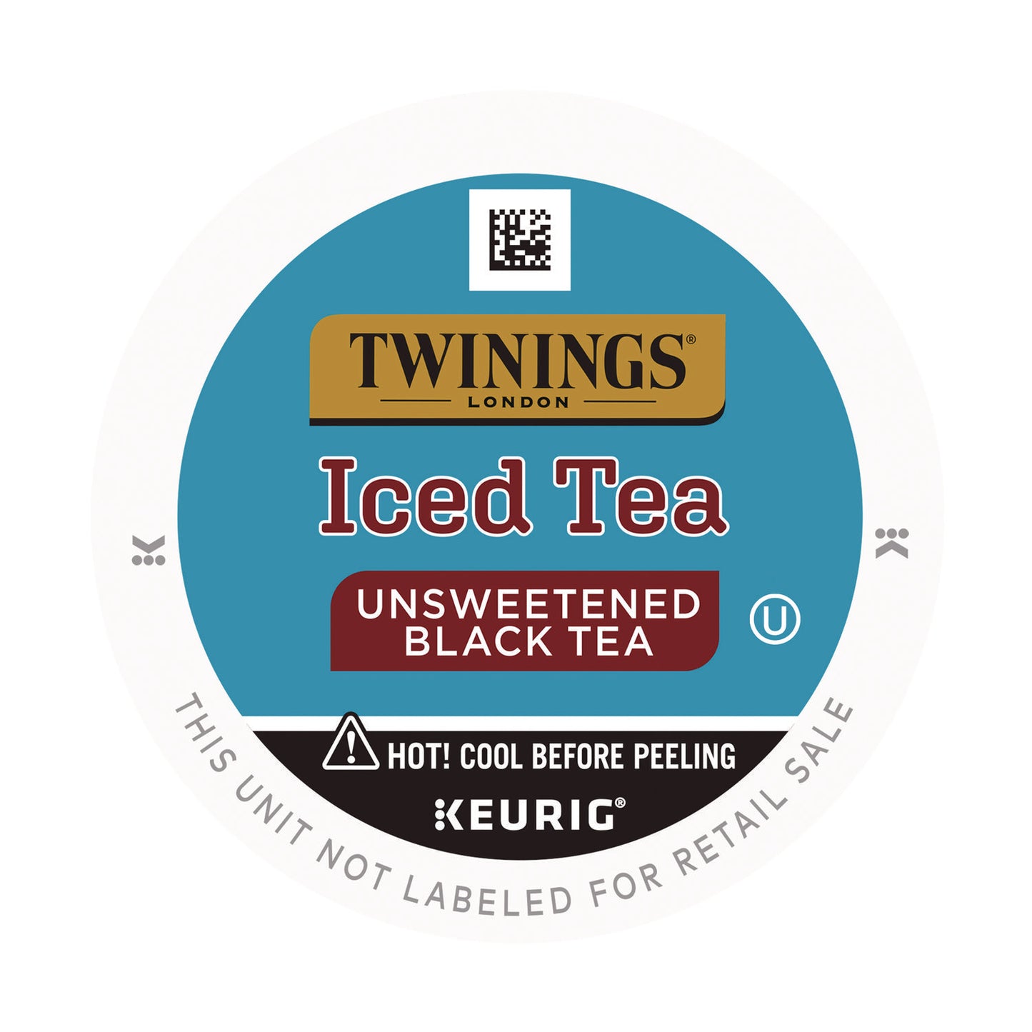 TWININGS Iced Tea K-Cups, Unsweetened Black, 24/Box (TNA23048)