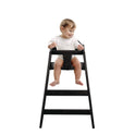 Alpine Wooden Stackable High Chair, Supports Up to 50 lb, 29.02" h, Espresso (ALP41201ESP)