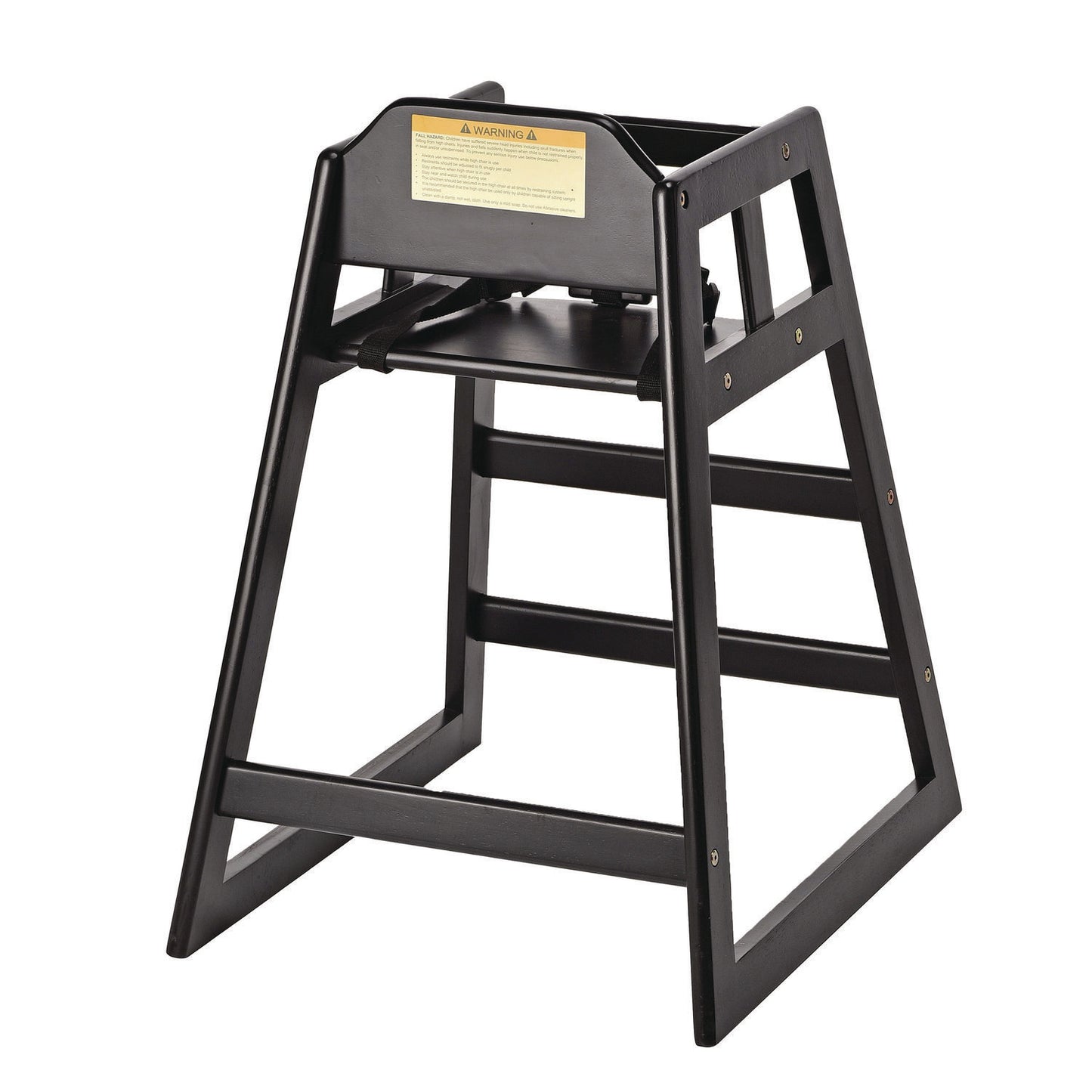 Alpine Wooden Stackable High Chair, Supports Up to 50 lb, 29.02" h, Espresso (ALP41201ESP)