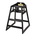 Alpine Wooden Stackable High Chair, Supports Up to 50 lb, 29.02" h, Espresso (ALP41201ESP)