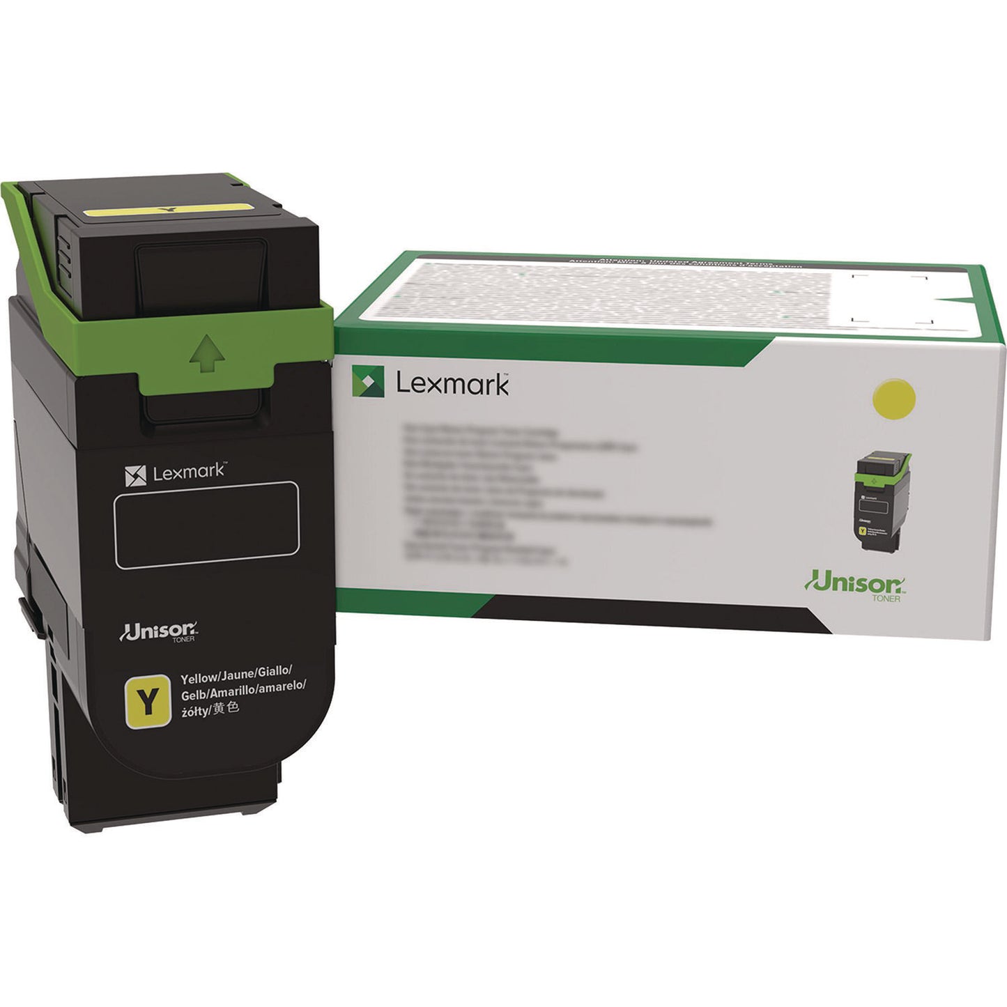 Lexmark 75M10Y0 Toner, 2,000 Page-Yield, Yellow