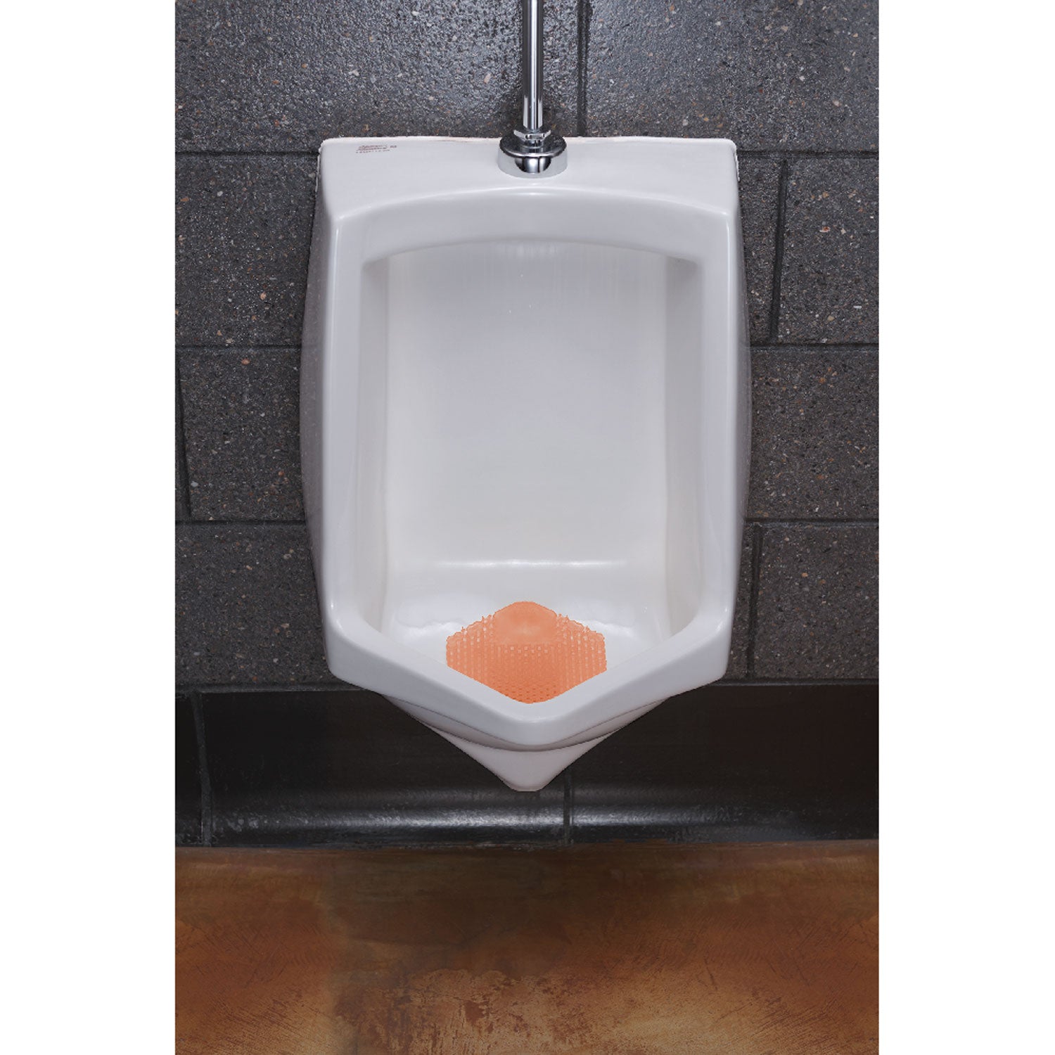 Fresh Products Wave 3D Urinal Deodorizer Screen, Mango Scent, Orange, 10/Box (3WDS60MAN)